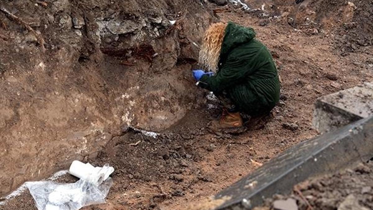 Binanın temel kazısında kemik parçaları bulundu!