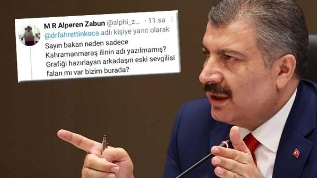 Bakan Koca ile vatandaş arasında ilginç diyalog! 'Eski sevgilisi mi var?'