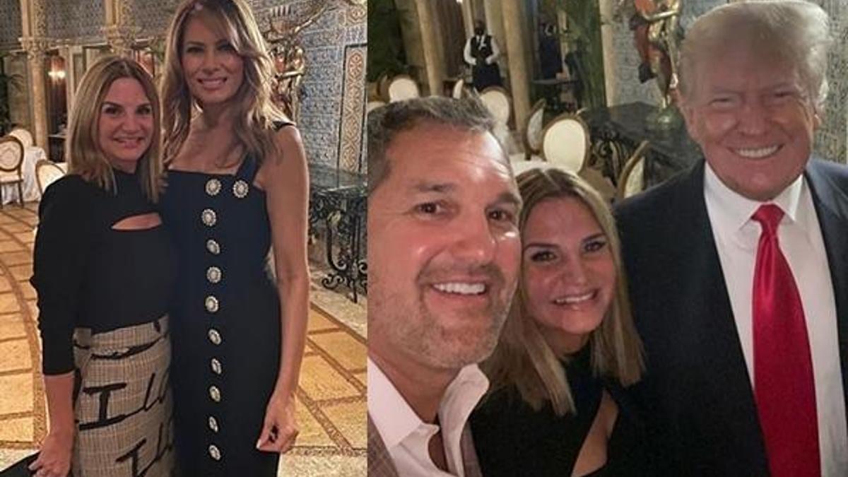 Trump çifti ilk kez görüntülendi! Ayrı ayrı poz verdiler...