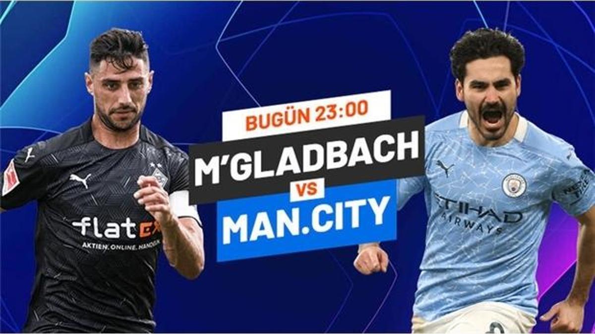 Mönchengladbach - Manchester City maçı Tek Maç ve Canlı Bahis seçenekleriyle Misli.com’da