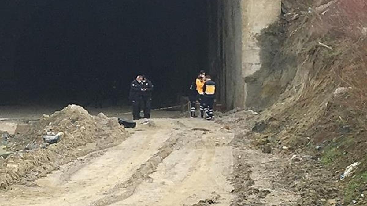 Tünel inşaatında erkek cesedi bulundu