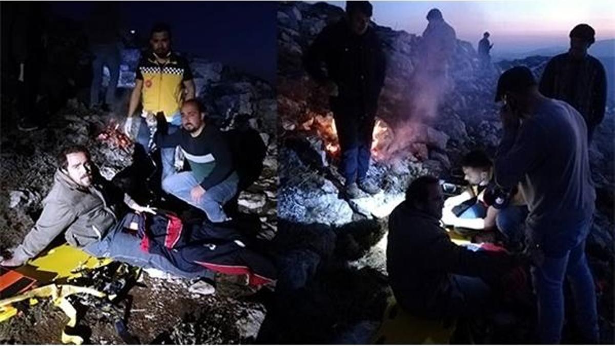 Dağda kayıp hayvanlarını ararken hayatlarının şokunu yaşadılar!
