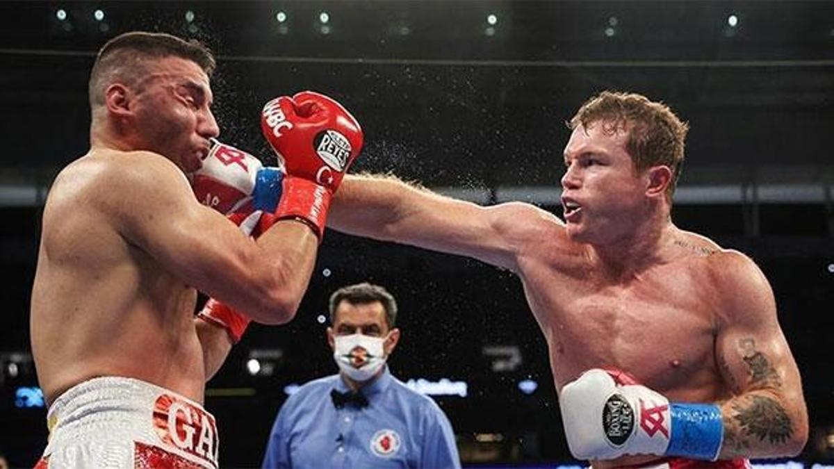 Tarihi maç... Avni Yıldırım, Canelo Alvarez’le karşılaştı! Kazanan...