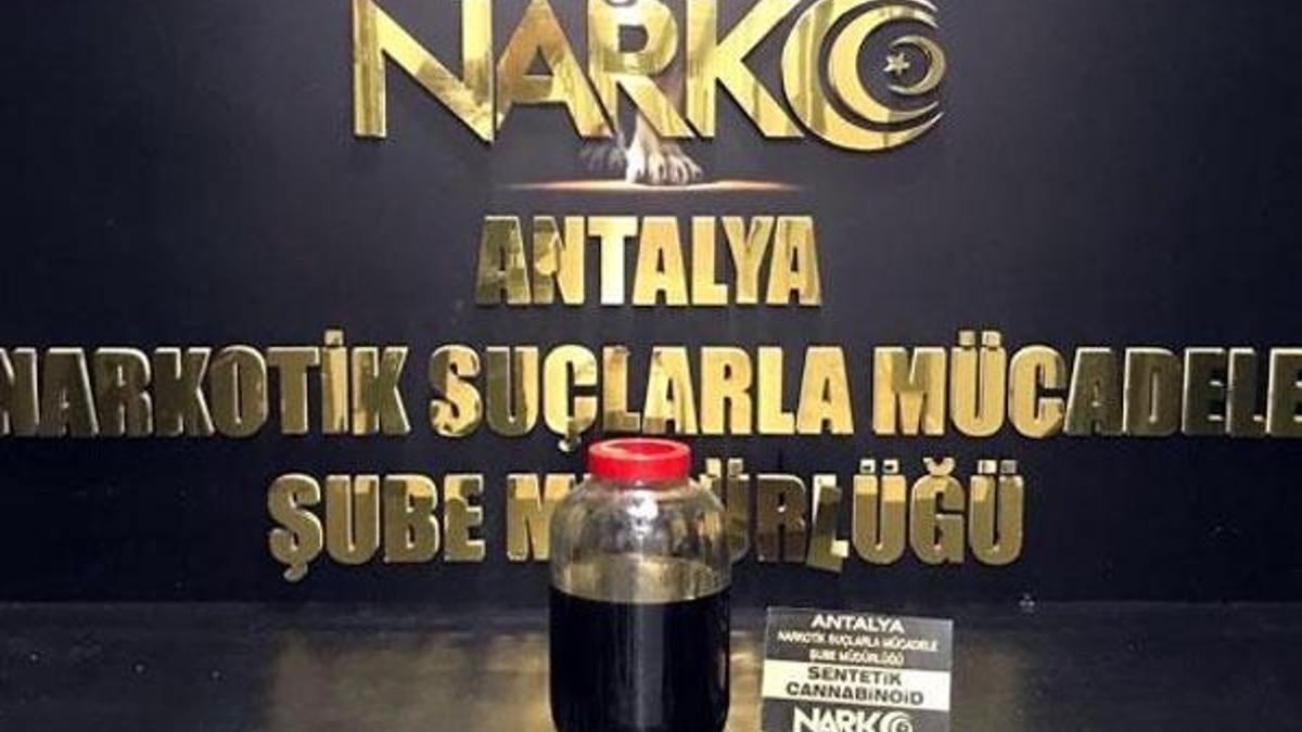 Antalya'da 500 bin kullanımlık uyuşturucu madde ele geçirildi