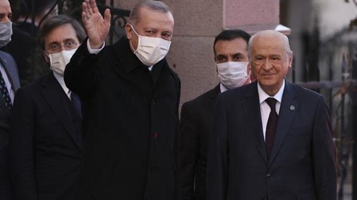Cumhurbaşkanı Erdoğan'dan kulisleri sallayan MHP lideri Bahçeli ziyareti!