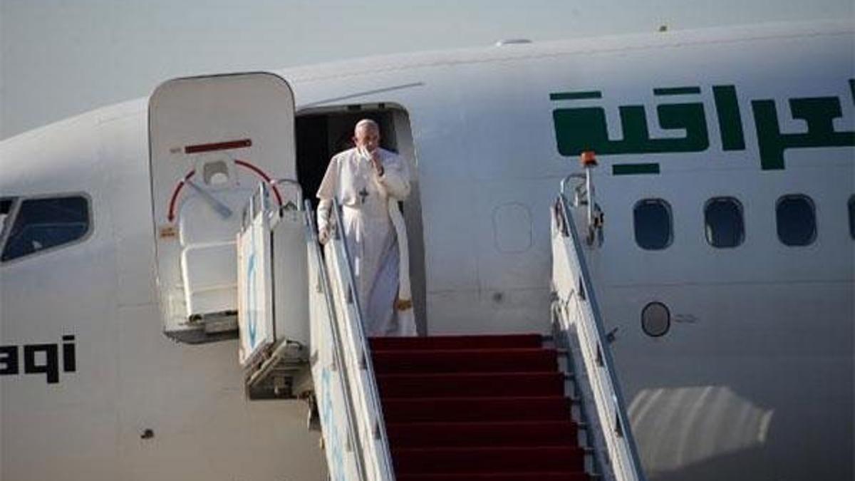 Tarihi ziyaret!  Papa, Erbil'e geldi