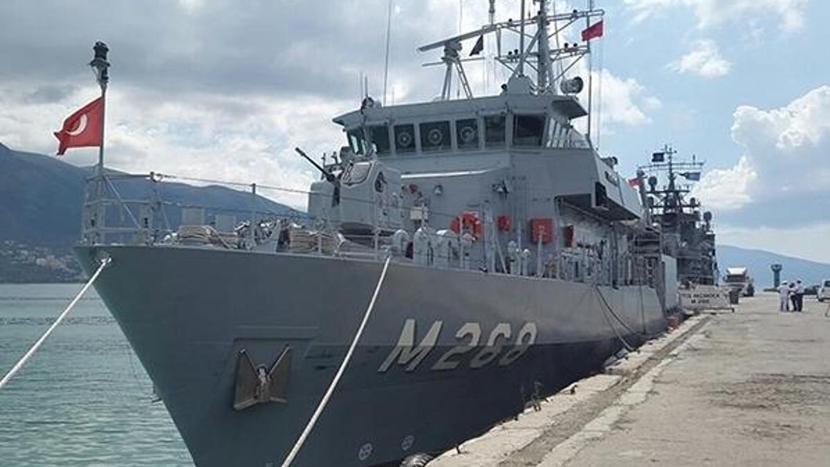 NATO kapsamında Türk gemileri Ukrayna'nın Odessa limanına geldi