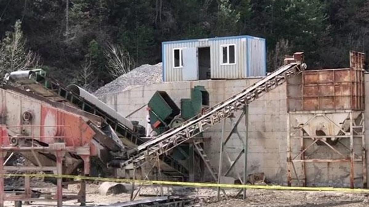 Karabük'te kum ocağında 2 işçi feci şekilde can verdi