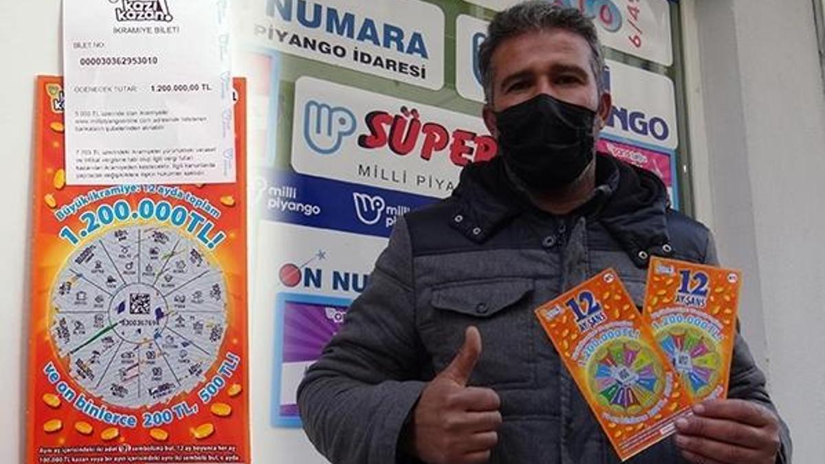 Aydın'da 6 gün arayla 2 talihli büyük ikramiyenin sahibi oldu