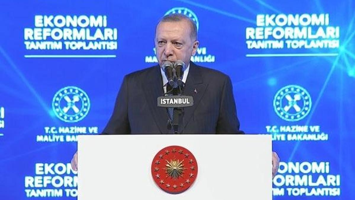Ekonomide yeni dönem! Cumhurbaşkanı Erdoğan canlı yayında müjdeleri duyurdu...