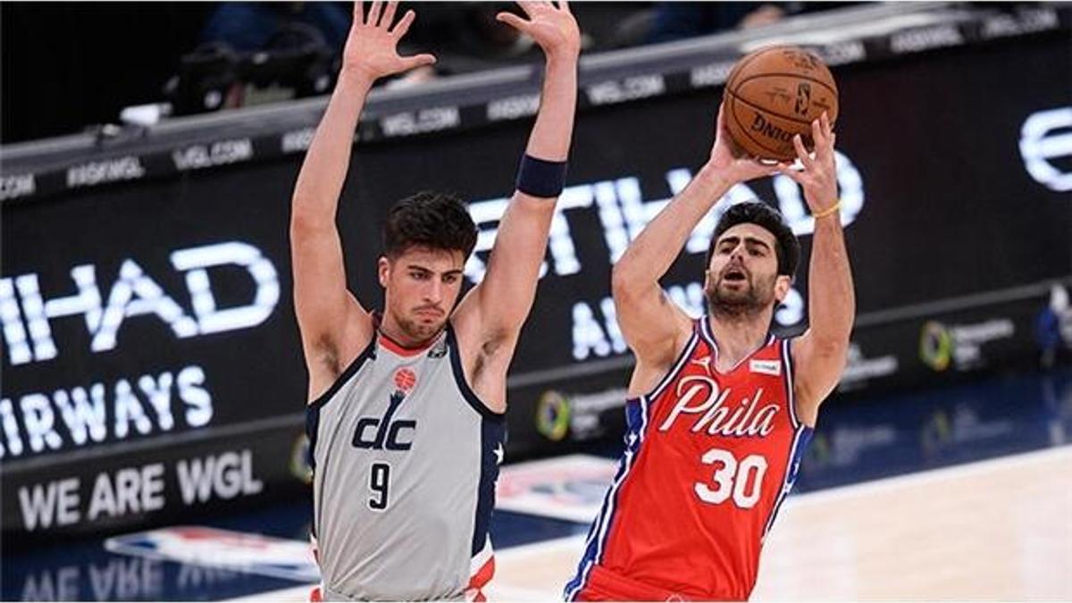 Furkan Korkmaz'dan 18 sayı, 3 asist, 3 ribaunt!