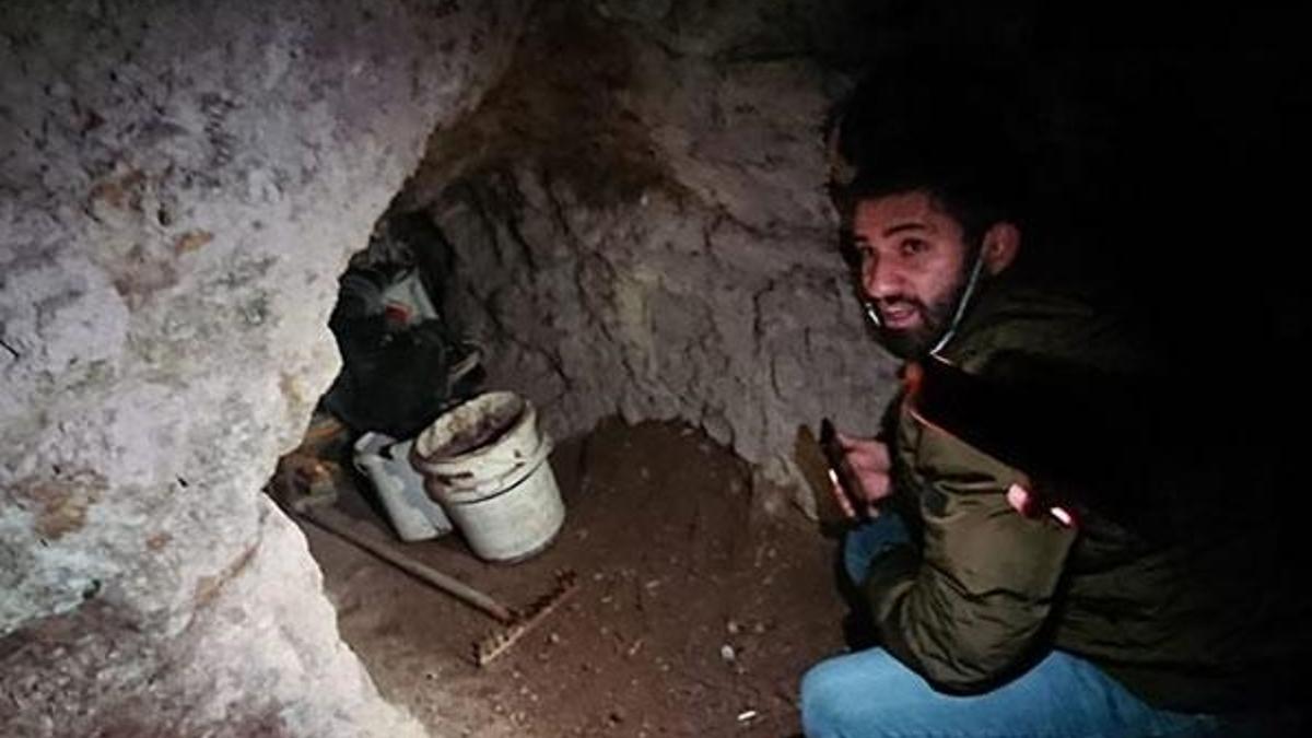 Mağarada suçüstü! Böyle yakalandılar