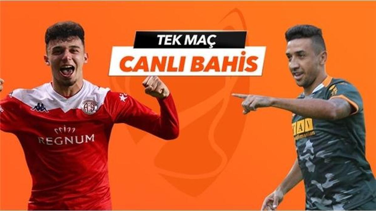 Antalyaspor - Alanyaspor maçı Tek Maç ve Canlı Bahis seçenekleriyle Misli.com’da