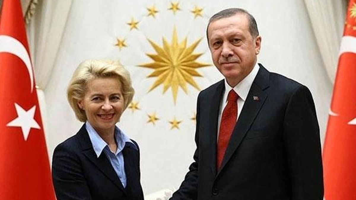 Cumhurbaşkanı Erdoğan'ın AB Komisyonu Başkanı ile görüştü