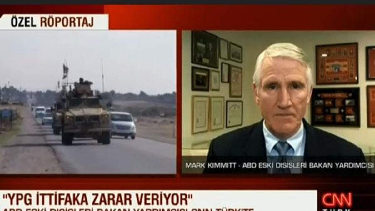 ABD'den YPG itirafı! Eski Dışişleri Bakan Yardımcısı Kimmitt: İttifaka zarar veriyor