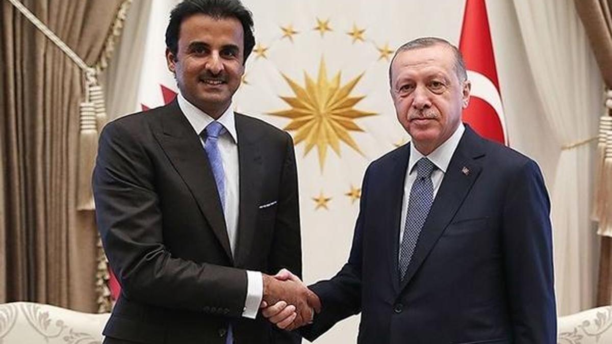Cumhurbaşkanı Erdoğan, Katar Dışişleri Bakanı ile görüşüyor