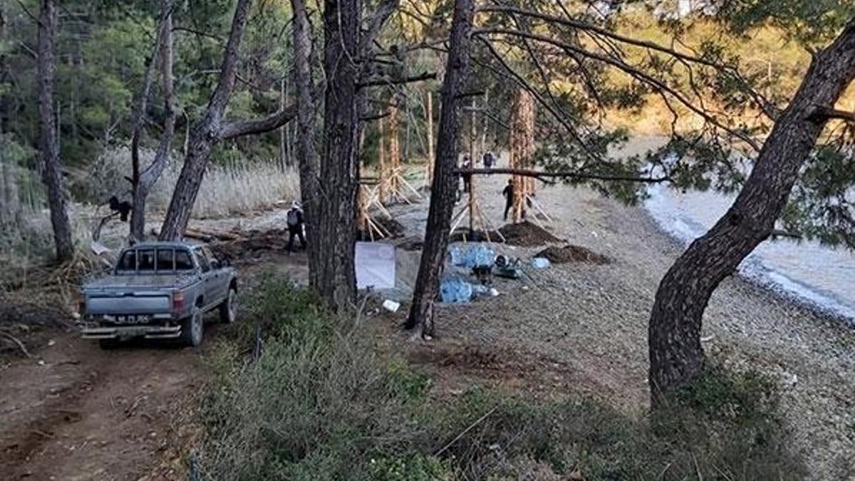 Dünyaca ünlü koyda 'kaçak inşaat' çalışması yapanlara 63 bin TL ceza