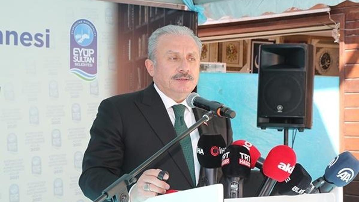 TBMM Başkanı Şentop kütüphane açılışına katıldı