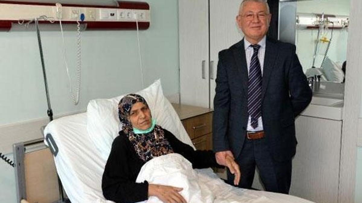 Karnından 9 kilo 600 gram ağırlığında tümör çıkartıldı