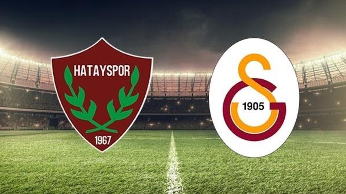 Hatayspor Galatasaray maçı saat kaçta, hangi kanalda?