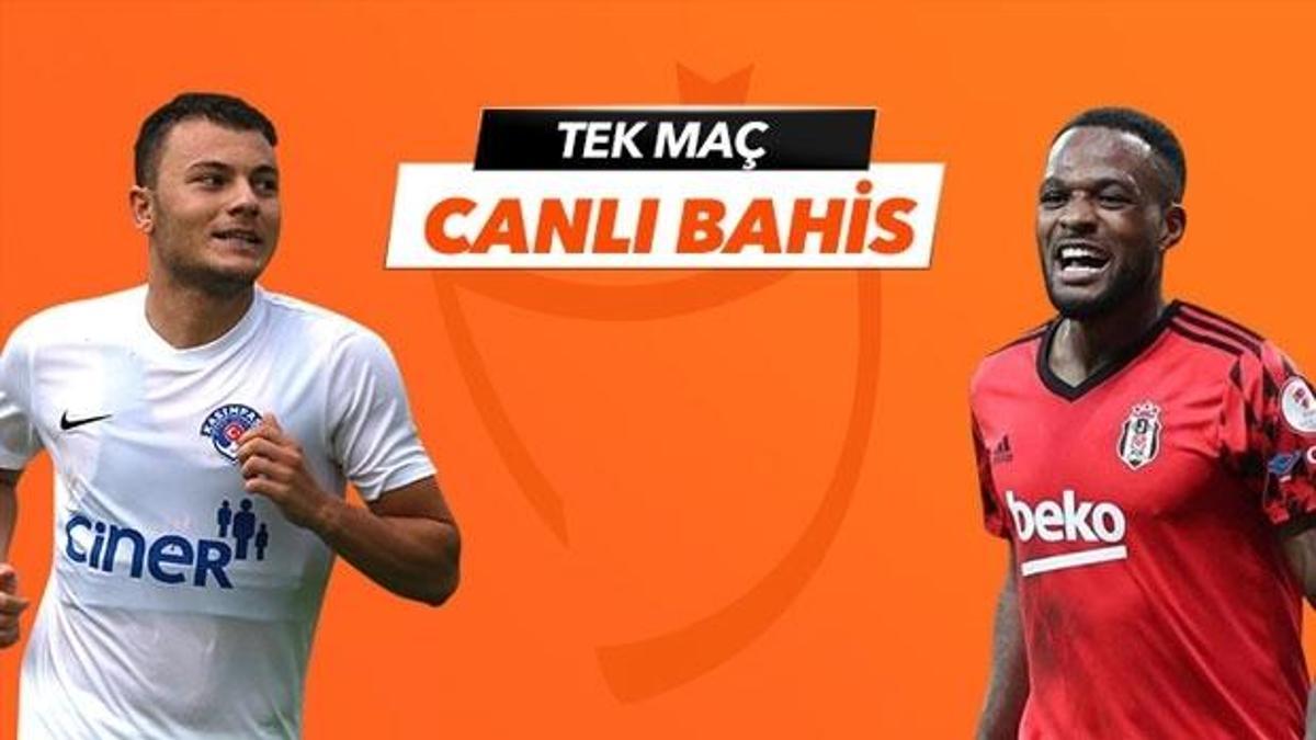 Kasımpaşa - Beşiktaş maçı Tek Maç ve Canlı Bahis seçenekleriyle Misli.com’da