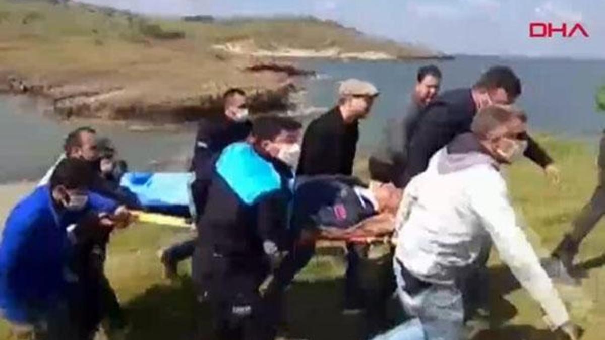 İzmir Foça'da askeri eğitim uçağı düştü