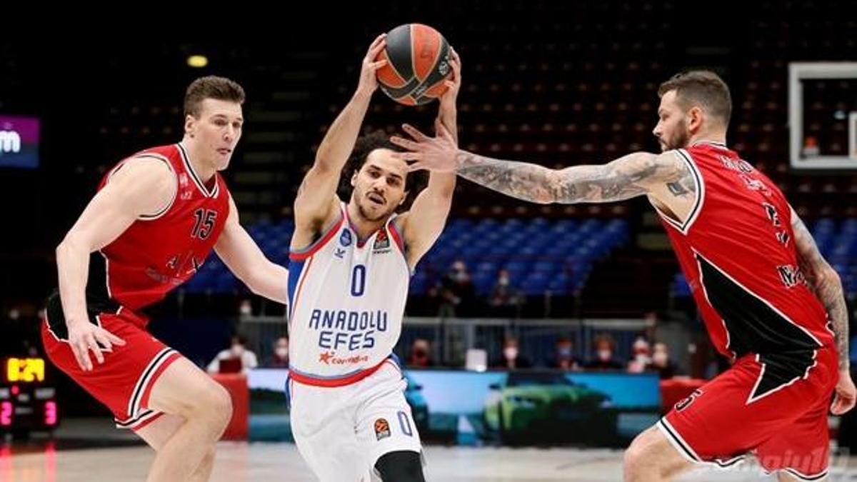 Exchange Milan - Anadolu Efes mücadelesinin özet görüntüleri!