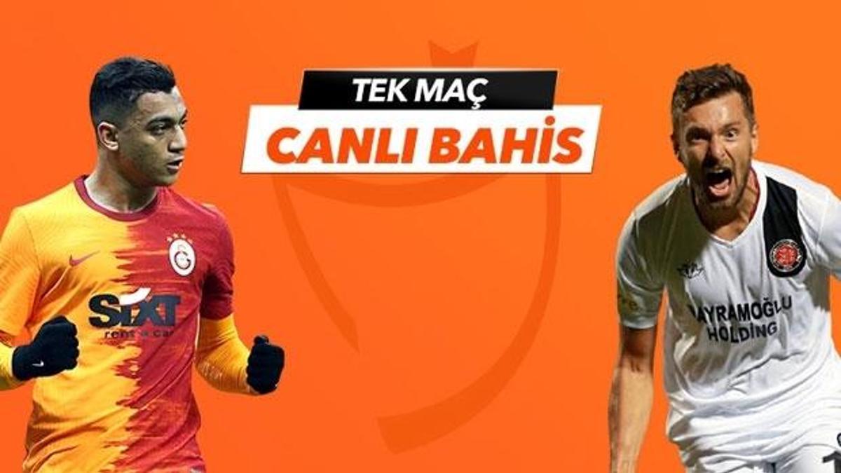 Galatasaray - Fatih Karagümrük maçı Tek Maç ve Canlı Bahis seçenekleriyle Misli.com’da