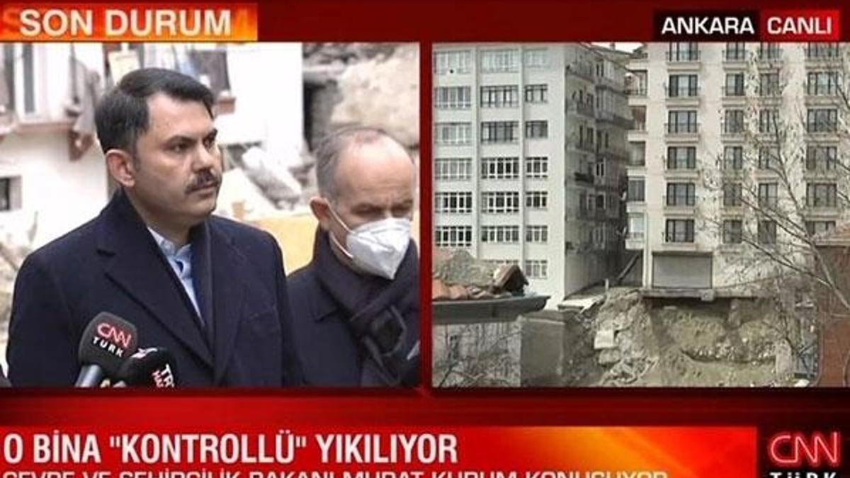 Açelya Apartmanı ile ilgili Bakan Kurum'dan flaş açıklama
