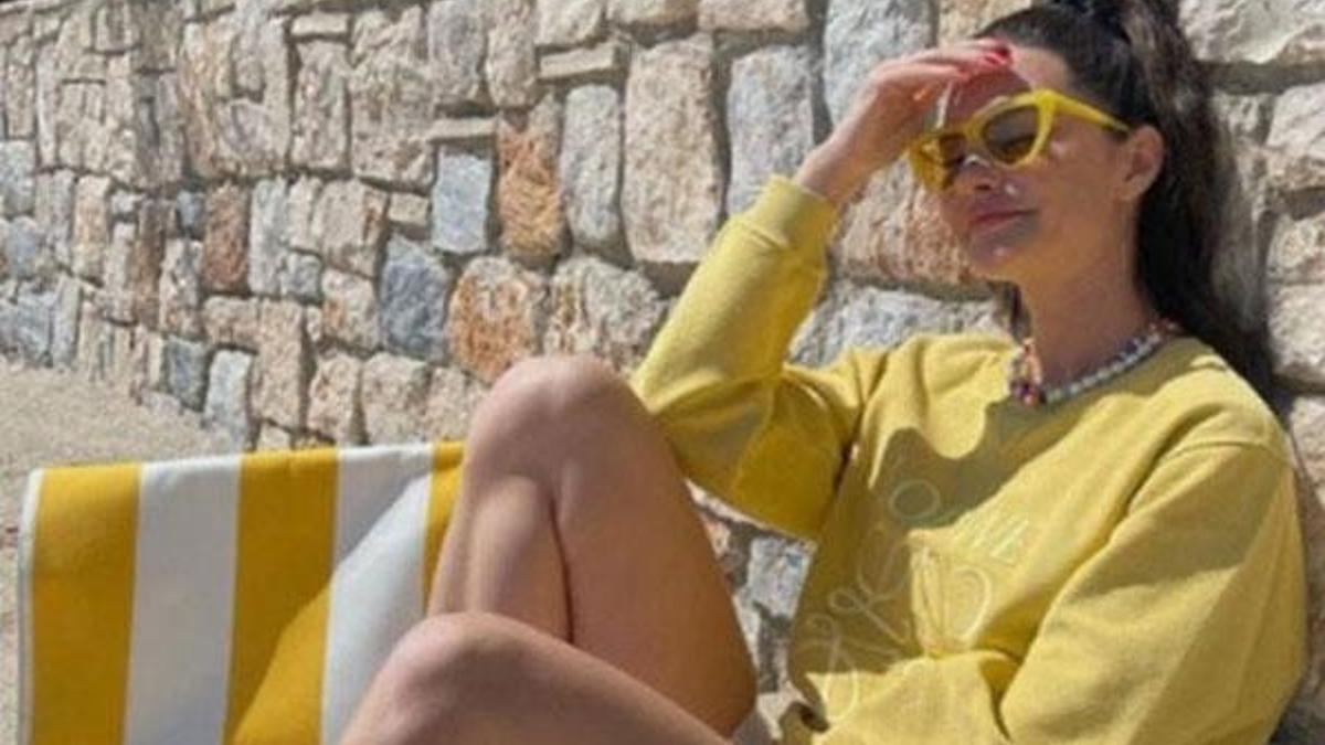 Yasemin Özilhan güneşin tadını çıkarttı!