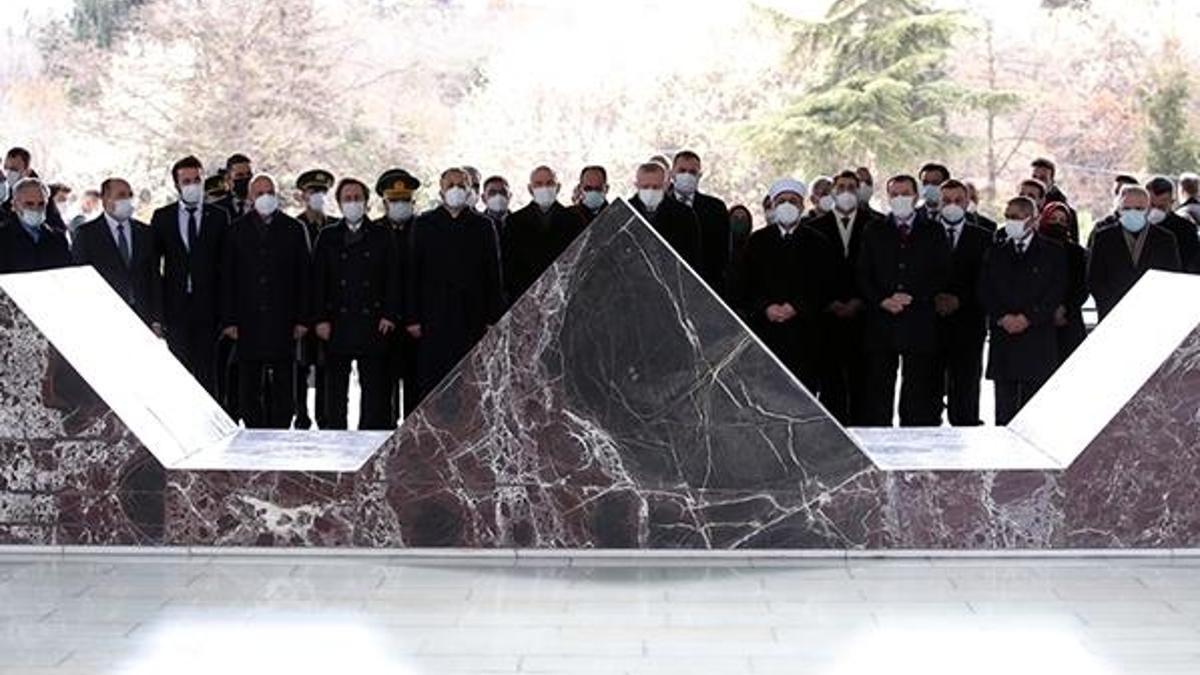 Cumhurbaşkanı Erdoğan, Menderes, Zorlu ve Polatkan'ın mezarlarını ziyaret etti