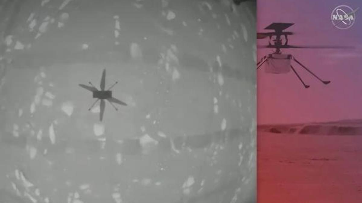 NASA'dan Mars'ta tarihi uçuş! İlk kez...