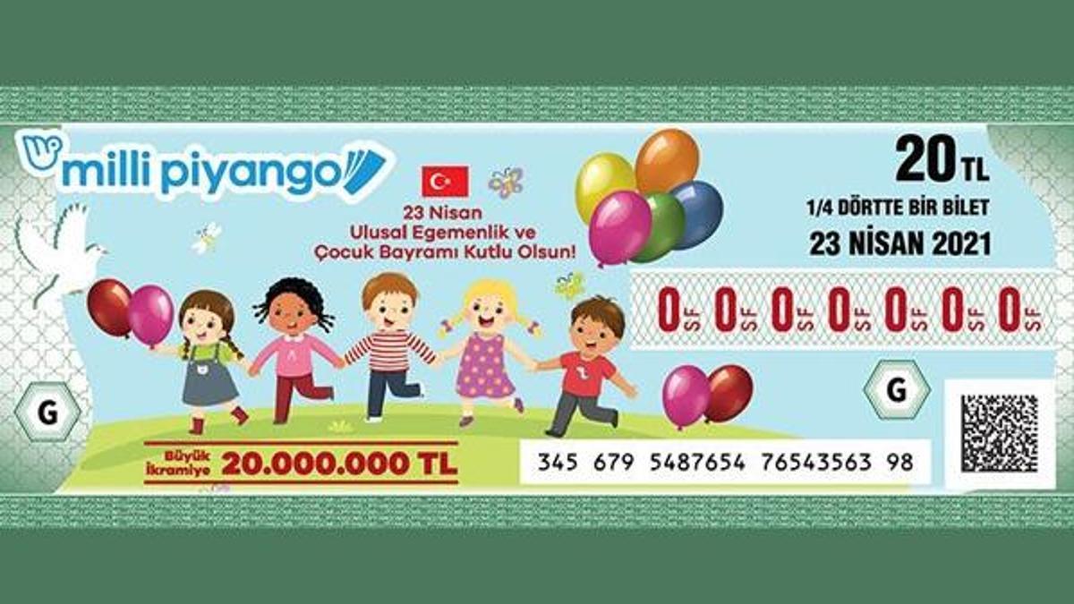 Milli Piyango 23 Nisan özel çekilişinde büyük ikramiye 20 milyon TL!