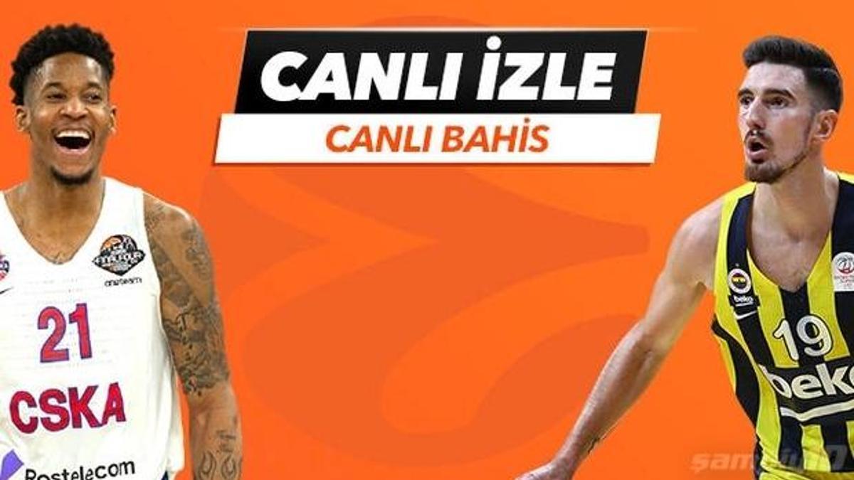 CSKA Moskova - Fenerbahçe Beko maçı canlı bahis heyecanı Misli.com