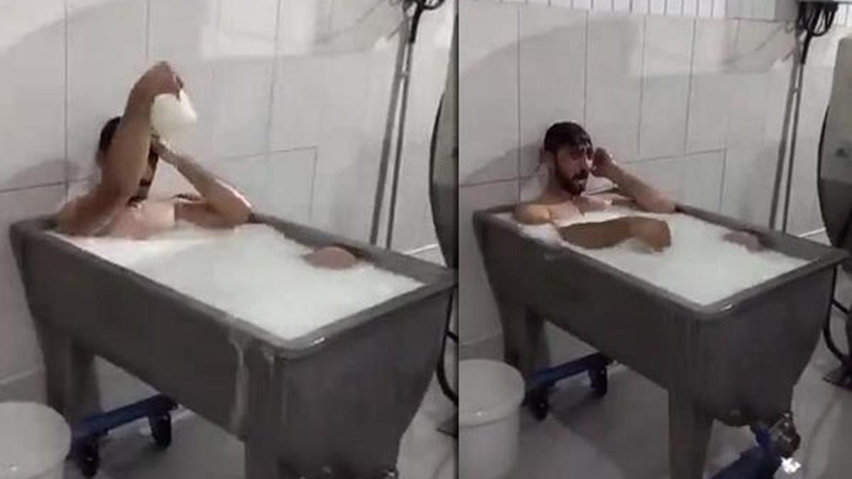 Süt kazanında banyo yapan 2 işçi hakim karşısında!