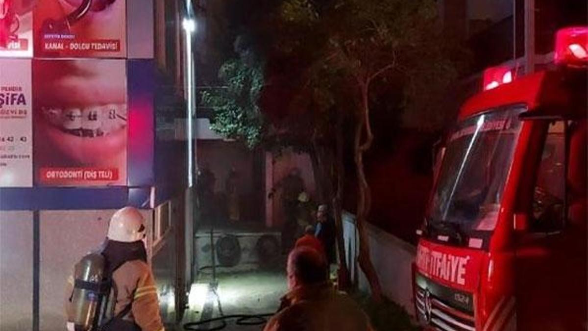 Hastanede yangın paniği