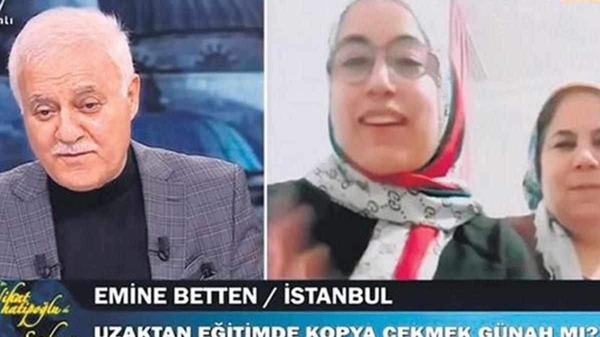Uzaktan eğitimde kopya çekmek günah mı? Nihat Hatipoğlu cevapladı