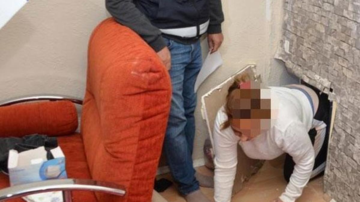 Polisler bile inanamadı! O kadın 'sürünerek' ortaya çıktı