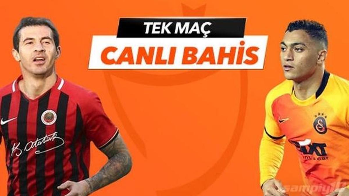 Gençlerbirliği-Galatasaray maçı Tek Maç ve Canlı Bahis seçenekleriyle Misli.com’da!