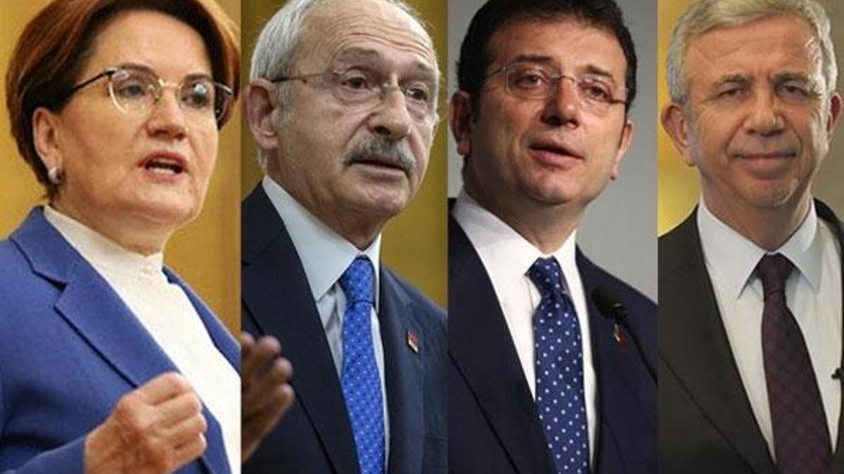 Millet ittifakında ortak aday mesaisi! Kılıçdaroğlu, Akşener, İmamoğlu, Yavaş...