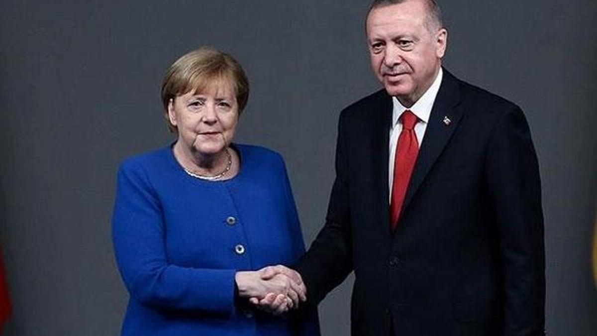 Cumhurbaşkanı Erdoğan Merkel ile görüştü