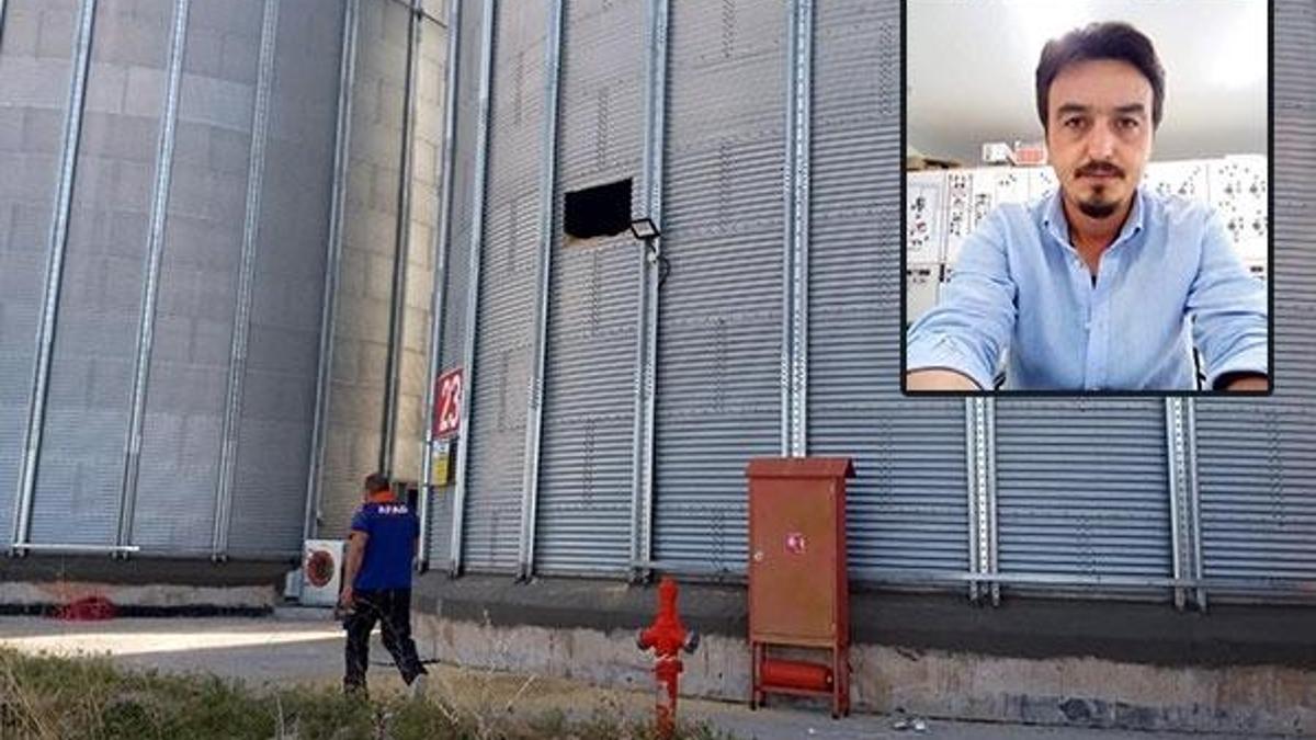 Buğday yığını sonu oldu! Teknisyen feci şekilde can verdi