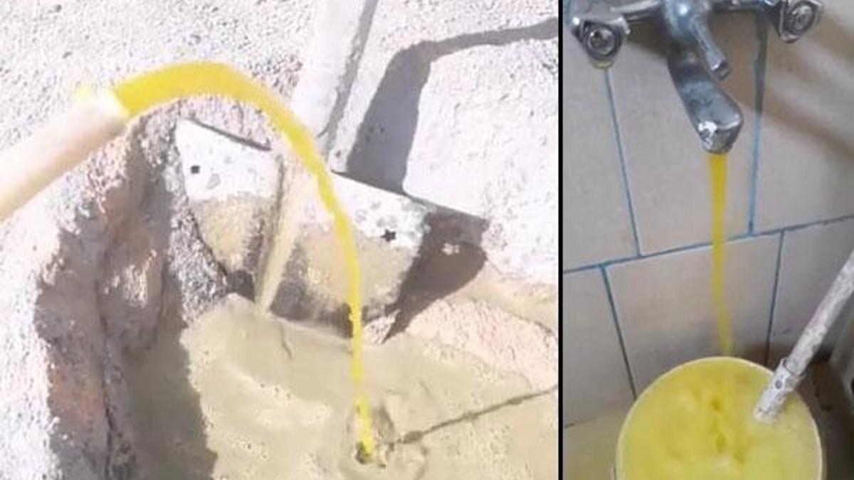 Musluktan sular sarı renkte aktı! Hatlar acilen kesildi...