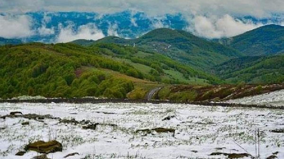 Karadeniz'de Mayıs ayında kar sürprizi