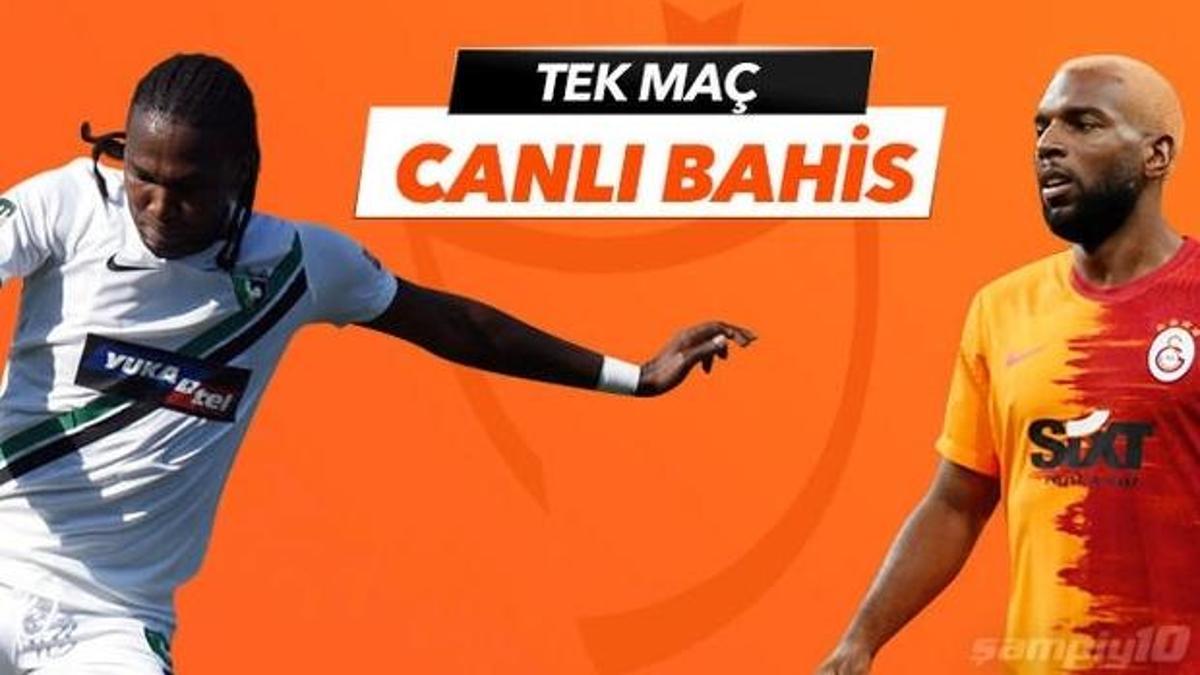 Denizlispor - Galatasaray maçı Tek Maç ve Canlı Bahis seçenekleriyle Misli.com’da