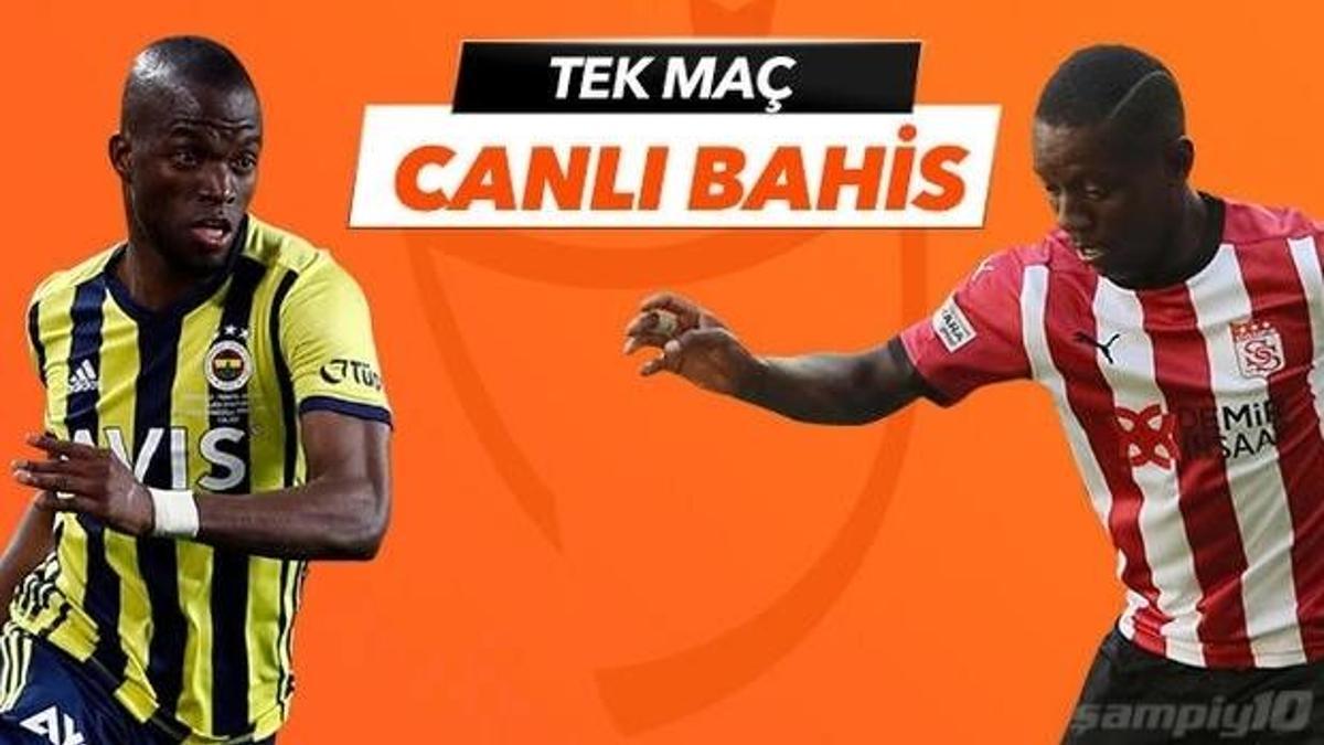 Fenerbahçe - Sivasspor maçının heyecanı Tek Maç ve Canlı Bahis seçenekleriyle Misli.com’da