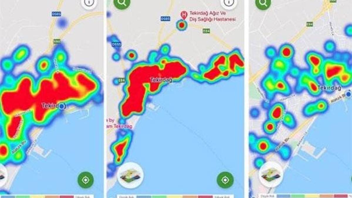 Tekirdağ'da vaka haritası, yeşile döndü