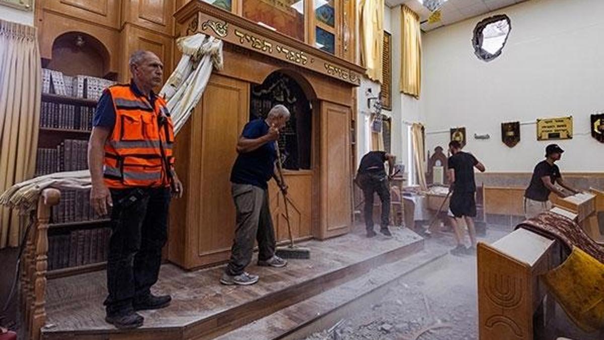 Doğu Kudüs'te sinagogda ayin sırasında çökme: 60  yaralı