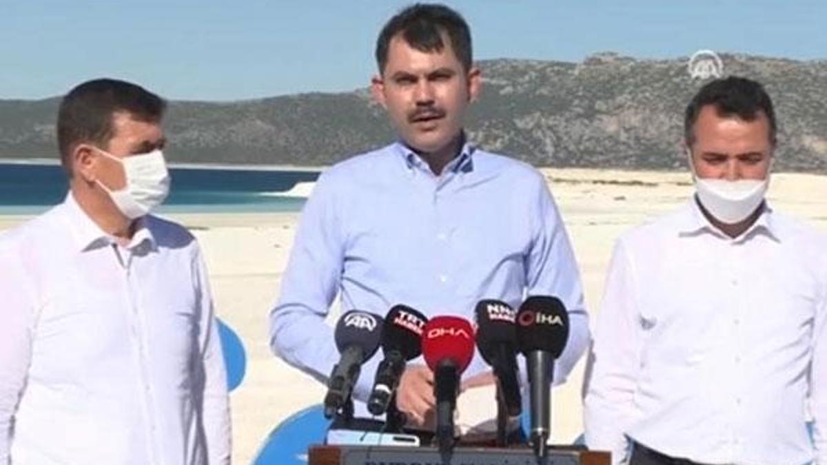 Bakan Kurum'dan Salda Gölü açıklaması