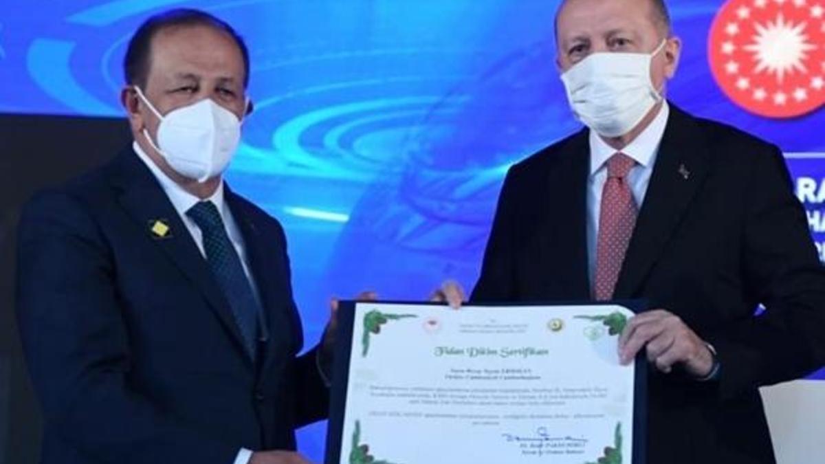 Cumhurbaşkanı Erdoğan adına hatıra ormanı kuruldu